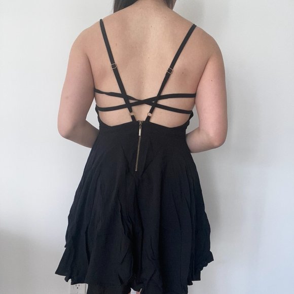 Black Gothic Summer Dress - Picture 1 of 2